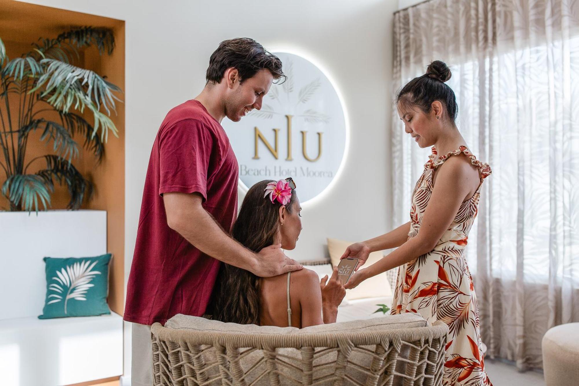 Niu Beach Hotel Moorea Luaran gambar